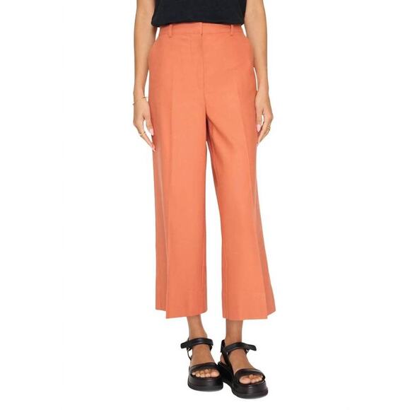 brochu walker Lena Cropped Pant TGR4270 in Rio Salmon Brick Rust Small S NEW - Picture 2 of 6
